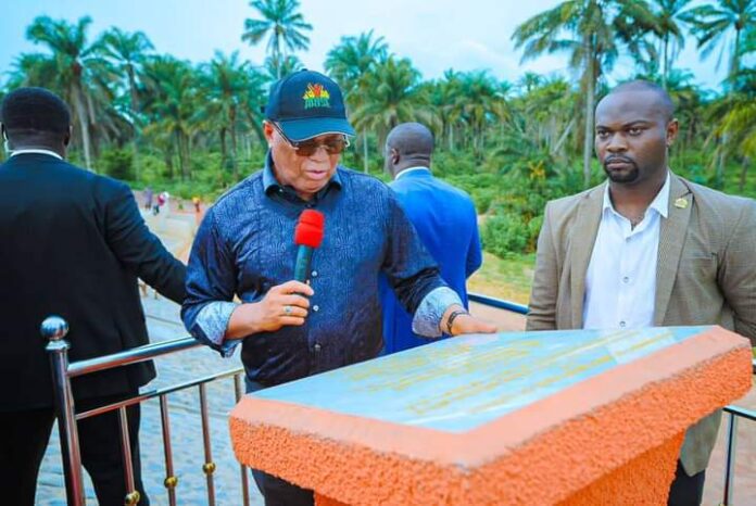 GOVERNOR ENO INAUGURATES 60M OBOT AKARA BRIDGE PROJECT, AWARDS CONTRACT FOR MBIASO BRIDGE